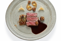 Rind-·-Aubergine-·-Pilze